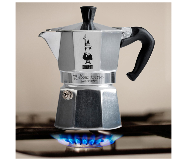 Bialetti Zestaw Moka Express 3tz + kawa Perfetto Moka Classico - 1062030 - zdjęcie 5